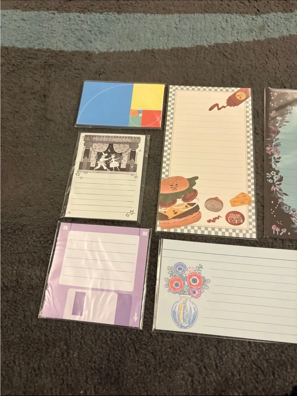 Stickii 8 sets of note paper notepads index cards